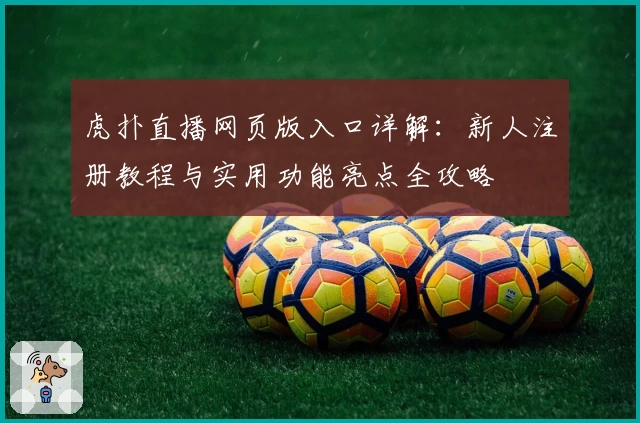 虎扑直播网页版入口详解：新人注册教程与实用功能亮点全攻略